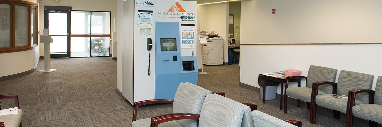 The interior of the Ashley Wellness Center.