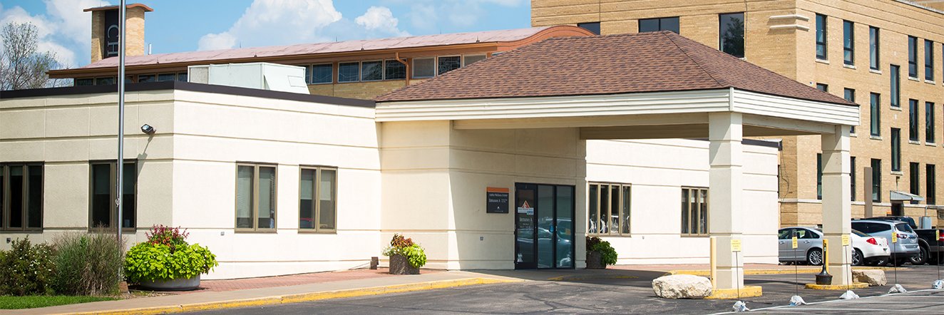 The exterior of the Ashley Wellness Center